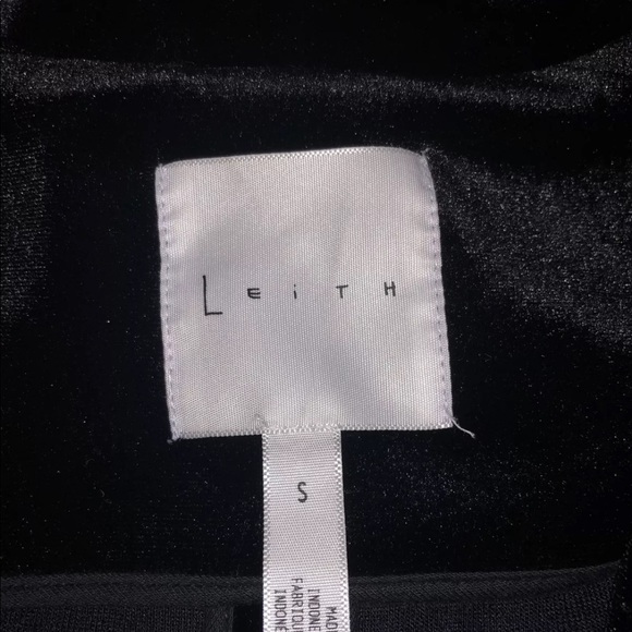 Leith Velvet Open Front Blazer Small - Picture 3 of 4